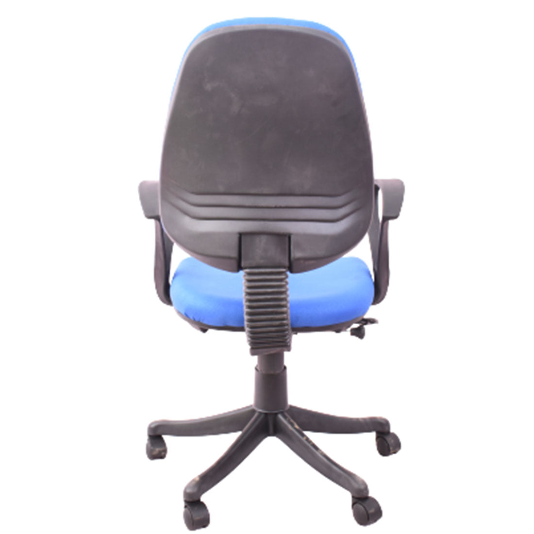  Comfort Medium Back Revolving Chair for Office Purpose (Blue)
