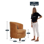 Load image into Gallery viewer, Detec™ Barrel Chair - Mustard Color
