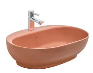 Cera Table Top Colour Wash Basins Cafe Silk Caramel