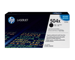 HP 504X Black High Yield Original LaserJet Toner Cartridge