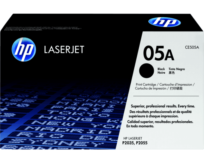 HP 05A Black High Yield Original LaserJet Toner Cartridge