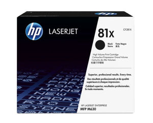 HP 81X Black High Yield Original LaserJet Toner Cartridge