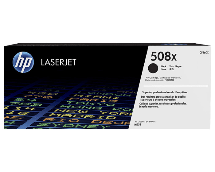 HP 508X Black High Yield Original LaserJet Toner Cartridge