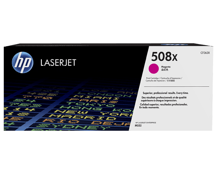 HP 508X Magenta High Yield Original LaserJet Toner Cartridge