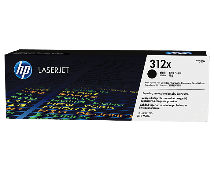 HP 312X Black High Yield Original LaserJet Toner Cartridge