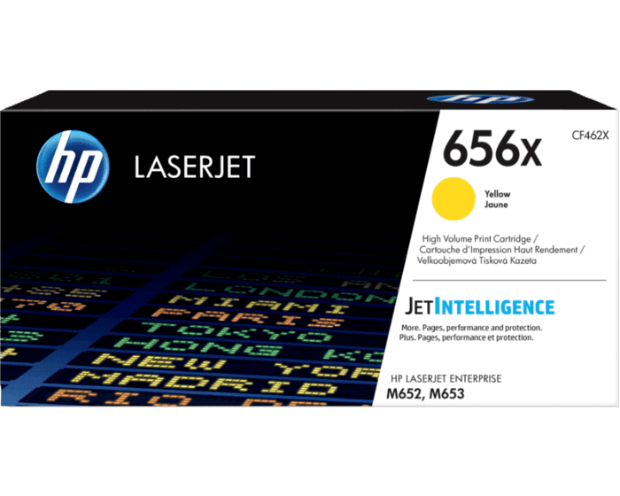 HP 656X Yellow LaserJet Toner Cartridge