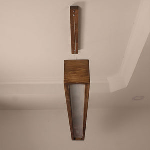 Clara 48 Brown Wooden LED Hanging Lamp