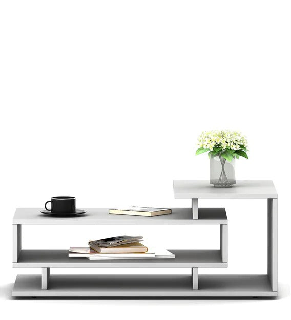 Detec™ Coffee Table In Frosty White Color