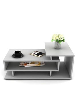 Detec™ कॉफी टेबल फ्रॉस्टी सफेद रंग में