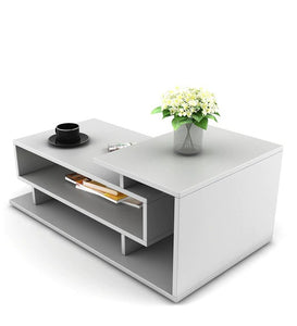 Detec™ कॉफी टेबल फ्रॉस्टी सफेद रंग में