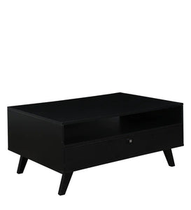 Detec™ Coffee Table with One Drawer in Black Colour