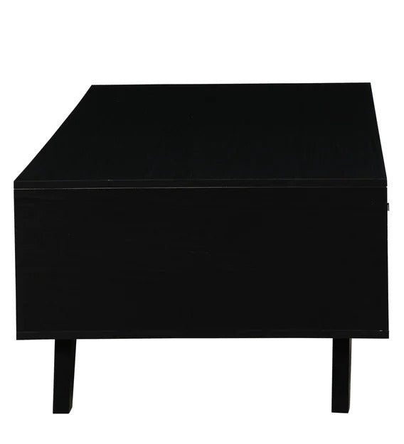 काले रंग में एक दराज के साथ डिटेक™ कॉफी टेबल