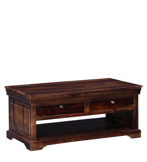 Detec™ Solid Wood Coffee Table in Provincial Teak Finish