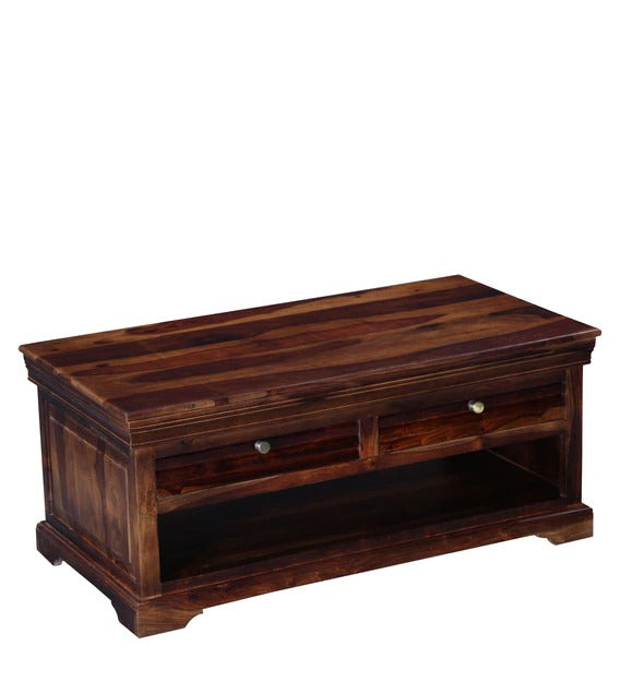 Detec™ Solid Wood Coffee Table in Provincial Teak Finish