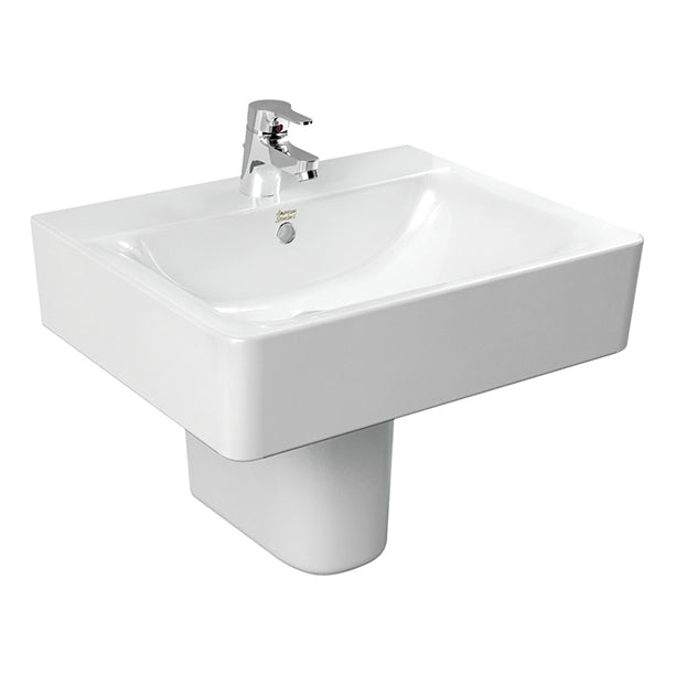American Standard Concept Square Semi Pedestal for 550mm Wash Basin