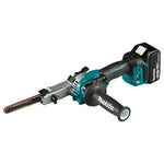 गैलरी व्यूवर में इमेज लोड करें, Makita DBS180 18V LXT BL 9 mm x 533 mm (3/8″ x 21″) Variable Speed Belt Sander 
