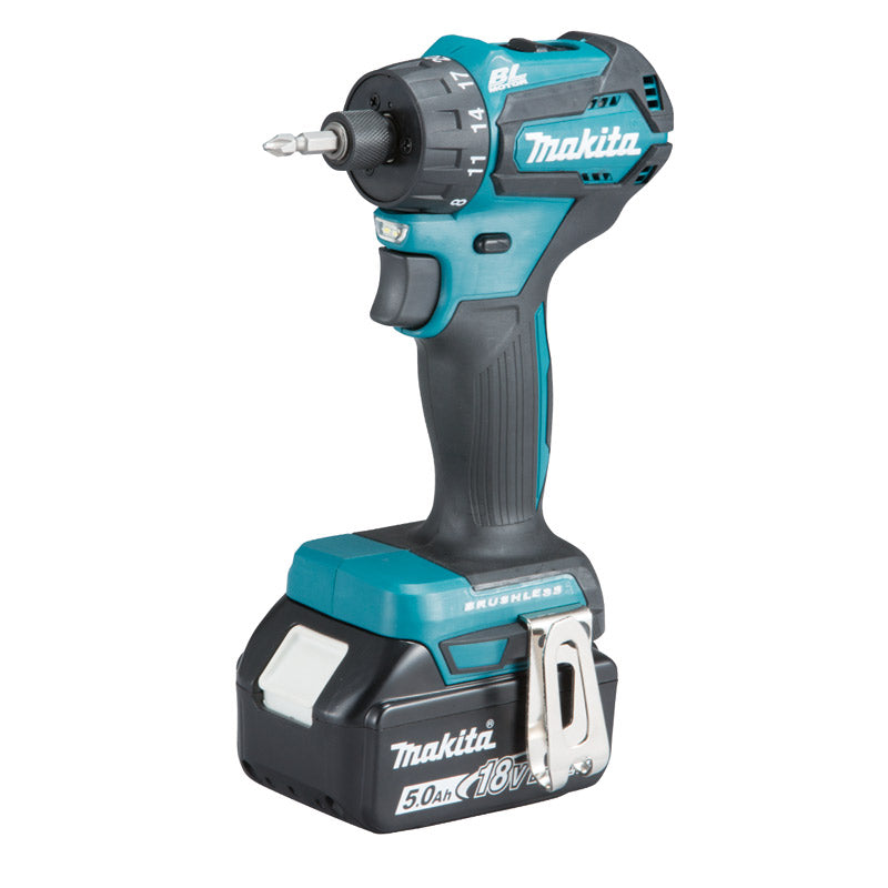 Makita Cordless Driver Drill DDF083RFE Rapid Charger (DC18RC), 2 x 18V 3.0Ah Battery (BL1830B)