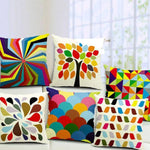 Load image into Gallery viewer, Detec Desi Kapda Floral Cushions Cover (Pack of 5, 40 cm*40 cm, Multicolor)
