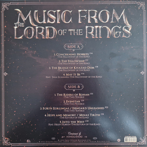 Vinyl English The City Of Prague Philharmonic Orchestra Music From The Lord Of The Rings Trilogy Ost Coloured Lp