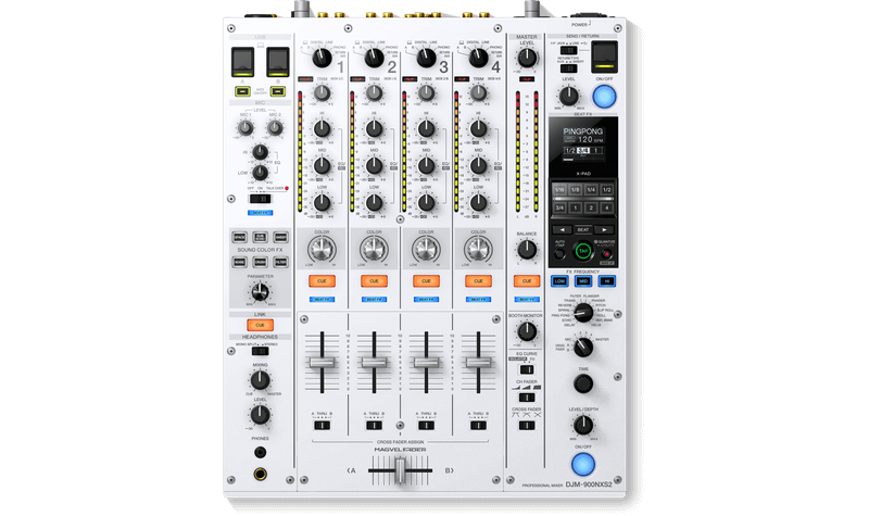 Pioneer DJM 900NXS2 W 4 Channel Digital Pro DJ Mixer