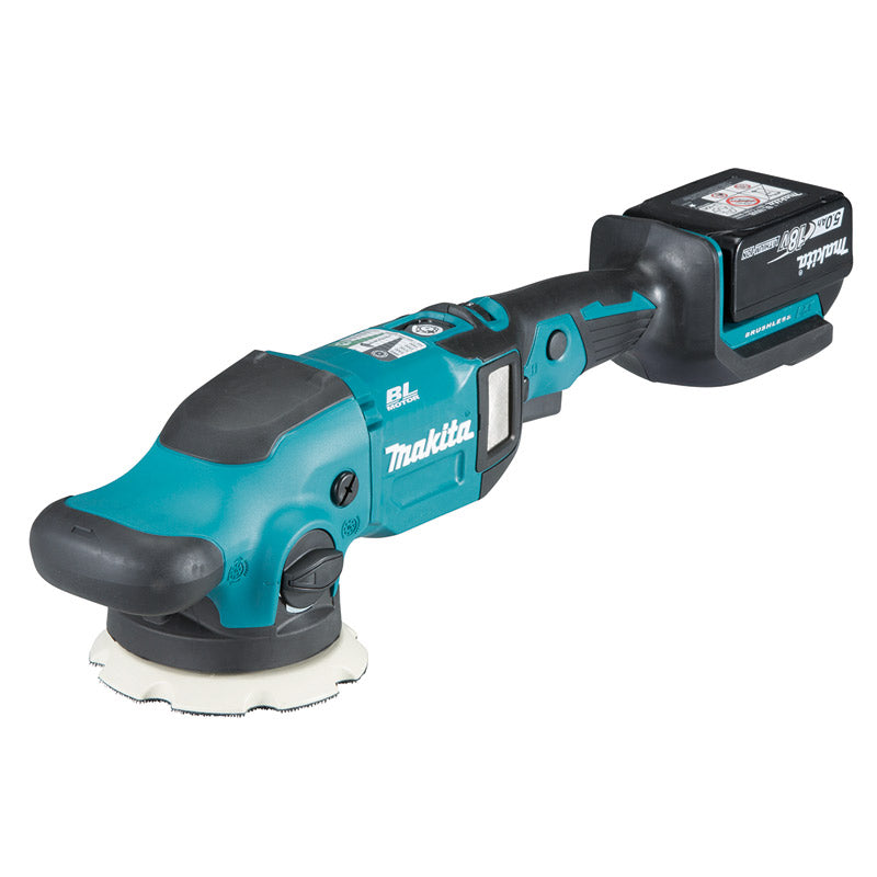 Makita DPO500 18V LXT BL Brushless Cordless 125 mm (5″) Random Orbit Polisher 