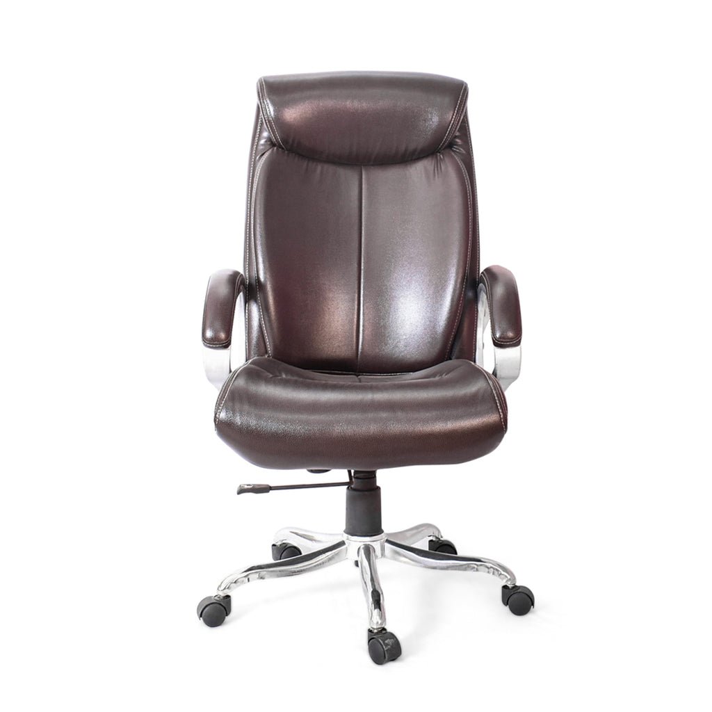 Detec™ High Back Arm Rest Office Chair Leatherette Fabric - Black Color