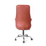 गैलरी व्यूवर में इमेज लोड करें, High Back Executive Chair Leatherette Fabric  (White &amp; Brown)
