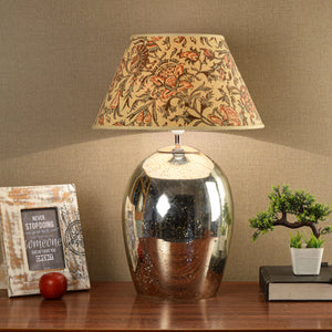 Detec Maroon Metal Table Lamp