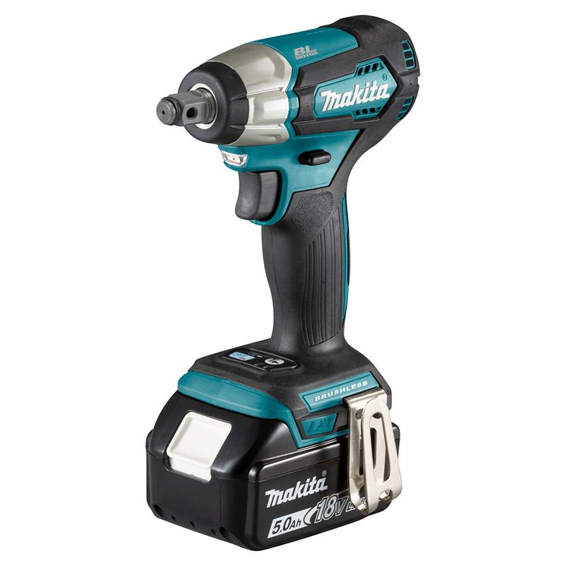Makita Cordless Impact Wrench DTW181RFE Rapid Charger (DC18RC), 2 x 18V 3.0Ah Batteries (BL1830B)