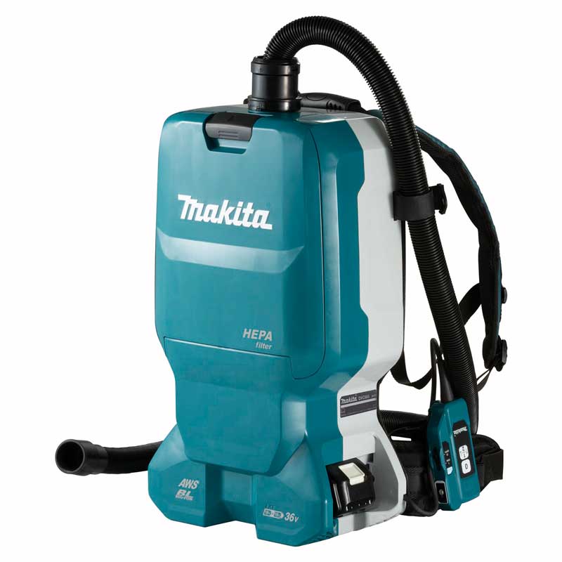 Makita DVC665 18V X2 (36V) LXT BL AWS Cordless HEPA Backpack Vacuum Cleaner 