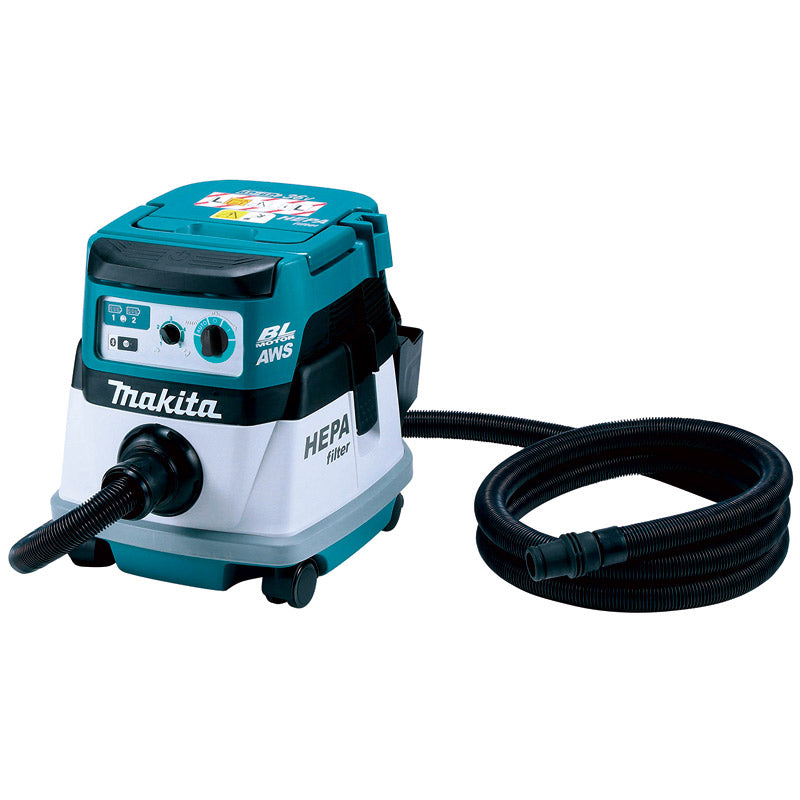 Makita DVC864L 18V X2 (36V) LXT BL AWS Cordless 8 L Dust Class L HEPA Vacuum Cleaner (Dry Only) 