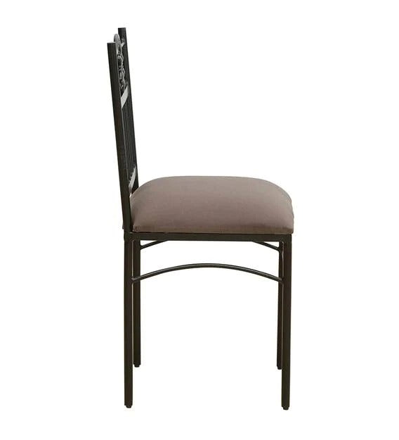 Detec™ Dining Chair In Black Matt Finish