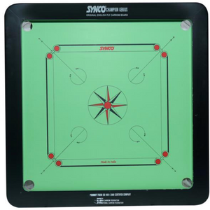 Detec™ Synco Green Champion Carrom Board 