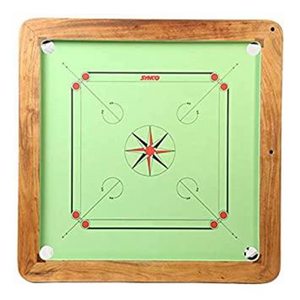 Detec™ Synco Green Champion Carrom Board 