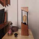 Load image into Gallery viewer, Diagon Wood and Metal Table Lamp
