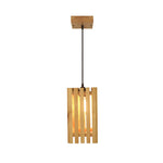 Load image into Gallery viewer, Elegant Beige Wooden Single Hanging Lamp
