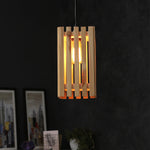 Load image into Gallery viewer, Elegant Brown Wooden Single Hanging Lamp
