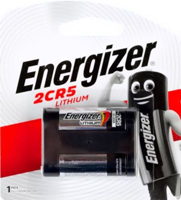 एनर्जाइज़र 2CR5 लिथियम बैटरी 6v