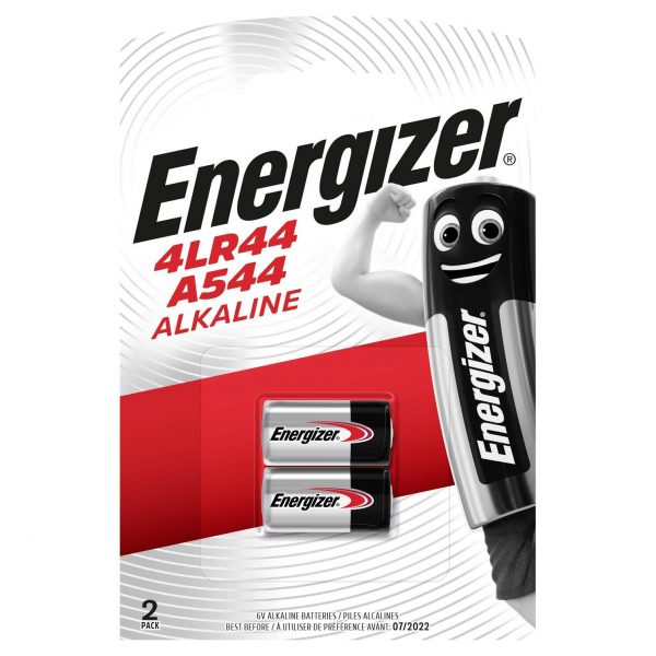 Energizer 4LR44/A544 (6V Alkaline) [Twin pack] Pack of 5