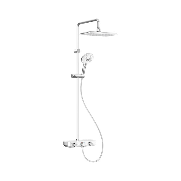 American Standard Exposed Auto Temperature Mixer Shower with Integrated Rainshower System 2-way