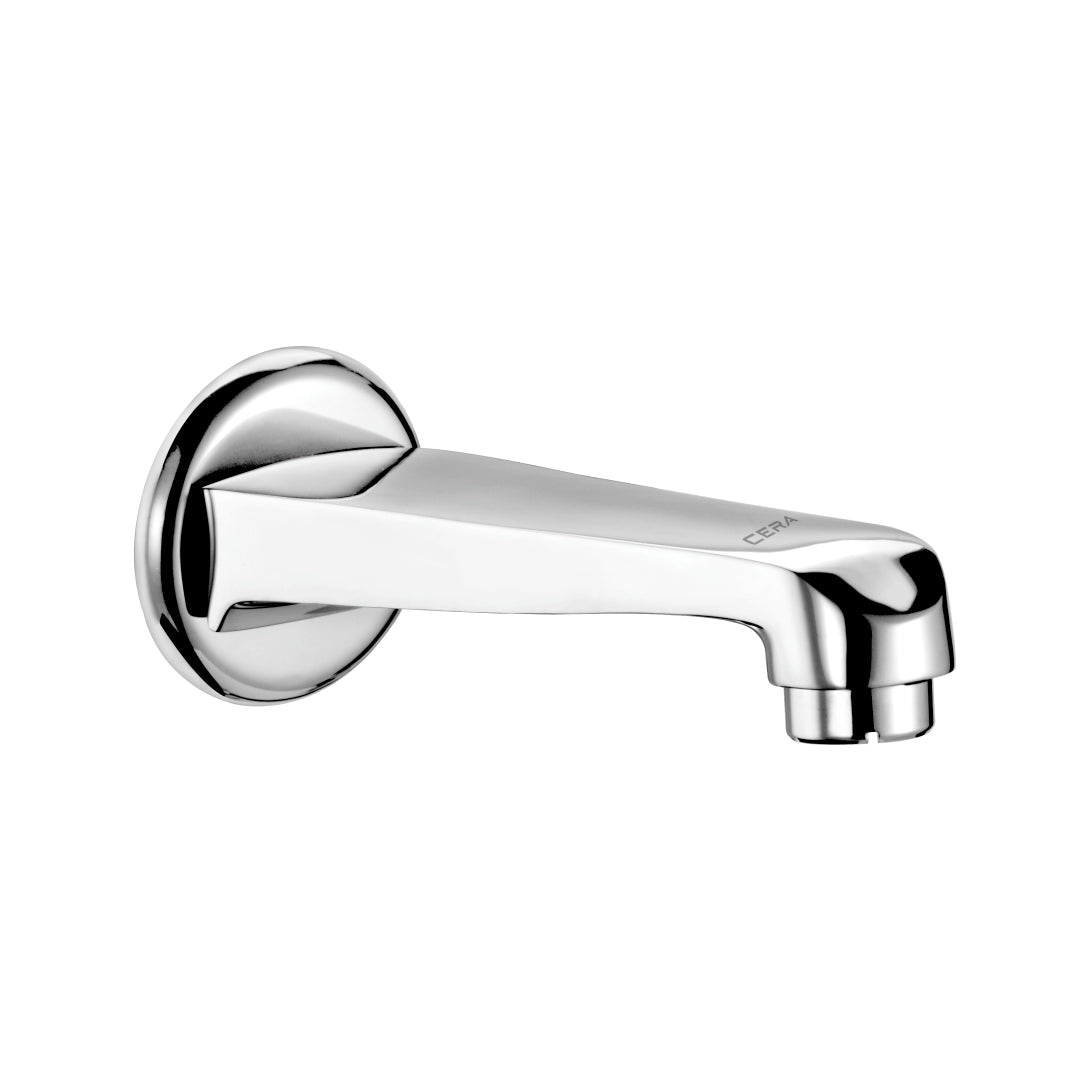 Cera Bath Tub Spout With Wall Flange Platinum Faucets F1001661 Pack of 2