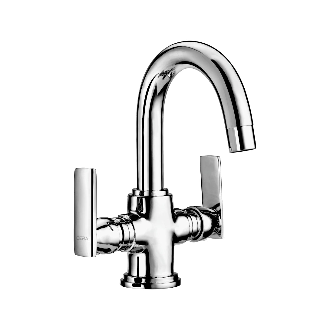 Cera Central Hole Basin Mixer With 450 Mm Titanium Faucets F1003461