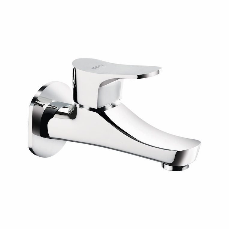 Cera Bib Cock With Wall Flange and Aerator Perla Faucets F1012151