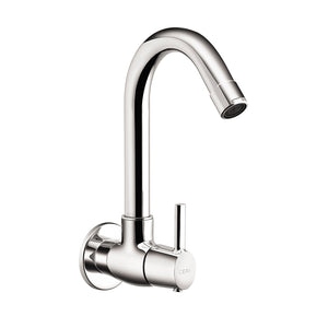 Cera Sink Cock Wall Mounted With 165 Mm 6.5 Ripple Faucets F1017251