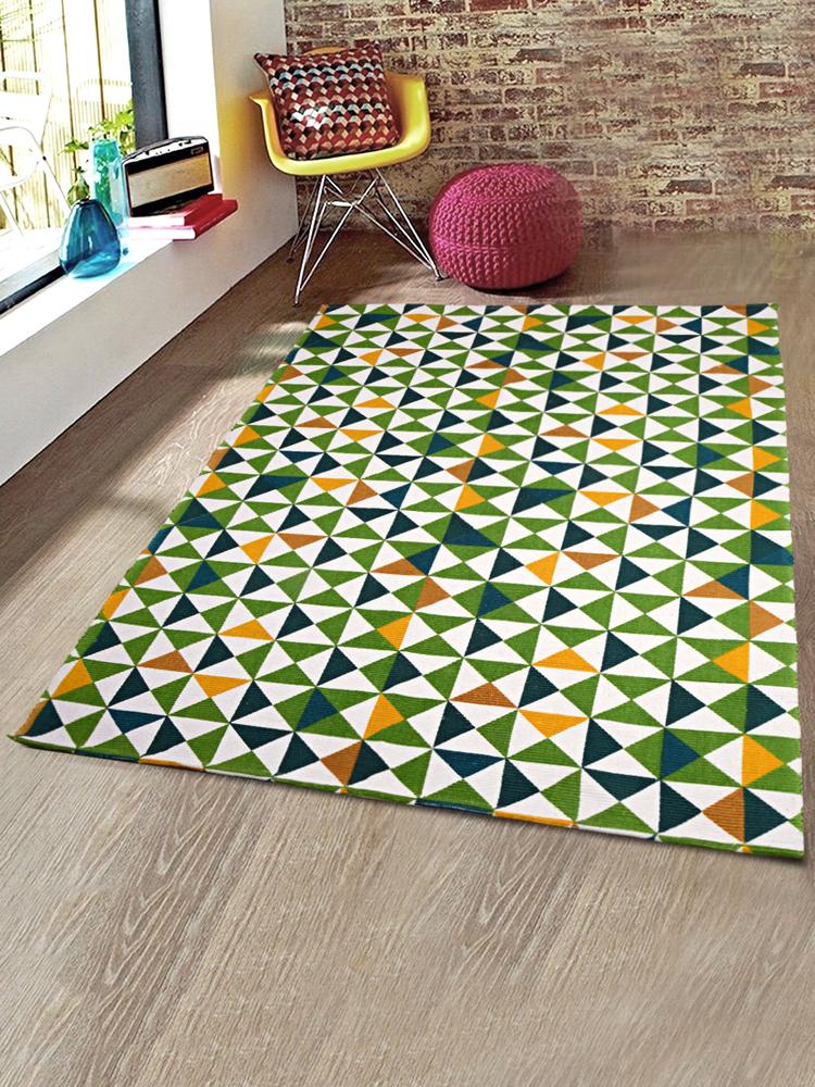 Saral Home Detec™ Colored Firki Rug (120X180 CMS)