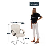 Load image into Gallery viewer, Detec™ Cantilever Chair - Cream Color
