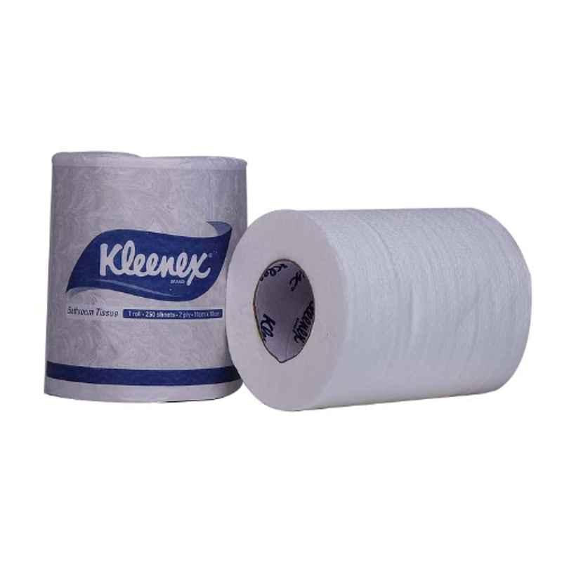 Kimberly-Clark 250 Sheets 2 Ply Toilet Tissue Paper Roll, 1042 (Pack of 100)