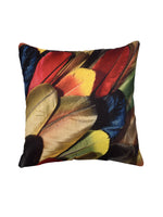 Load image into Gallery viewer, Detec™ Hosta Multi Color Feather Printed 16 x 16 inches Cushioned Cover (Set of 5 )
