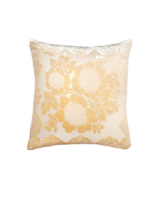 Detec™ Hosta Floral Embossed Printed Cushion Cover 24 X 24 Inches (Set of 2)