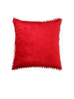 Load image into Gallery viewer, Detec™ Hosta Solid 24 X 24 inches Velvet Cushion Cover (Set of 2)
